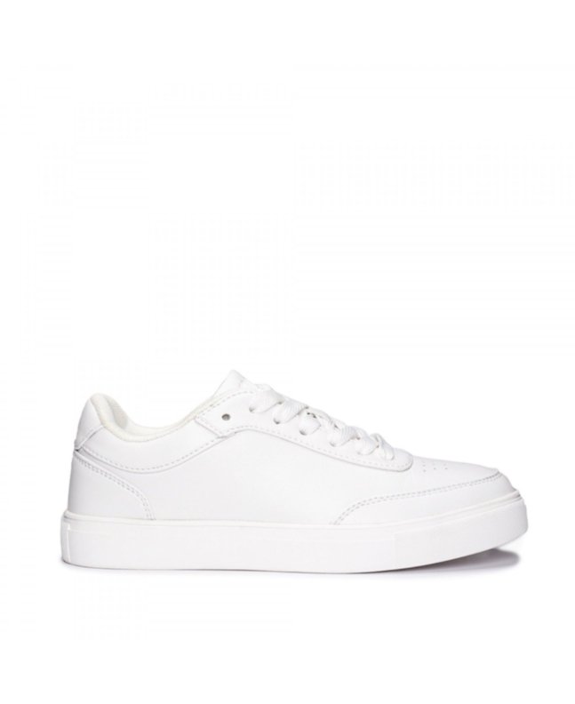 POLE WHITE SNEAKERS VEGAN LOW-TOP LACE-UP