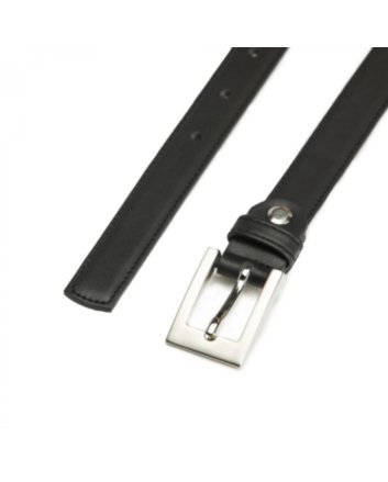CAMP MICROFIBER WOMEN’S BLACK VEGAN BELT